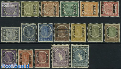 BUITEN BEZIT overprints 18v