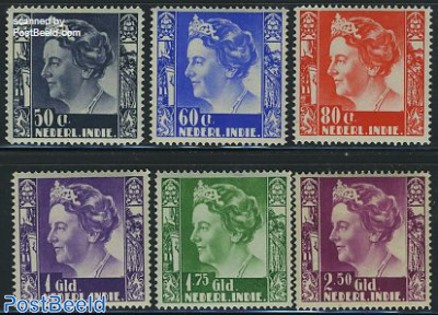 Definitives 6v, without WM