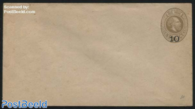 Envelope 10 on 15c brown