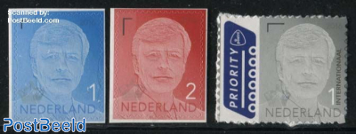 Definitives 3v s-a, with year 2016
