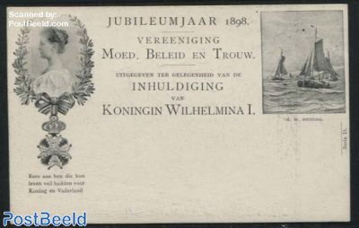 Postcard 2.5c, H.W. Mesdag