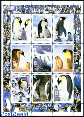 Animals 9v m/s, penguins