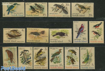 Definitives, birds 15v