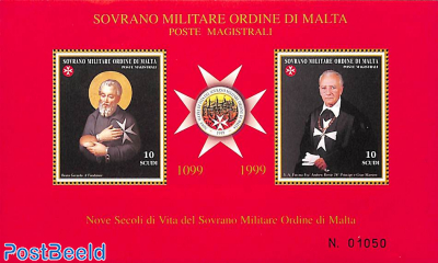 900 years Order of Malteser s/s