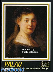 Rembrandt s/s (Saskia with a veil)