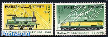 Railways centenary 2v