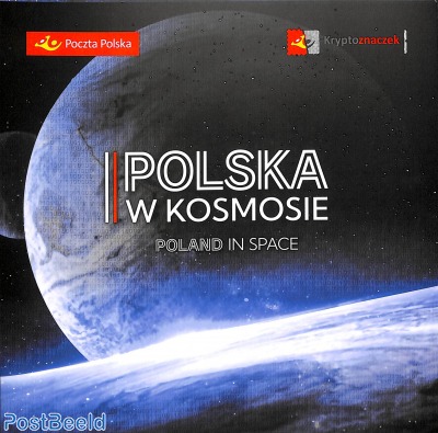 Poland in Space, special folder with stamp+ imperf. s/s