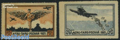 Aviation stamps 2v