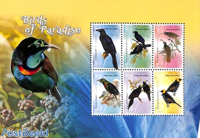 Paradise birds 6v m/s