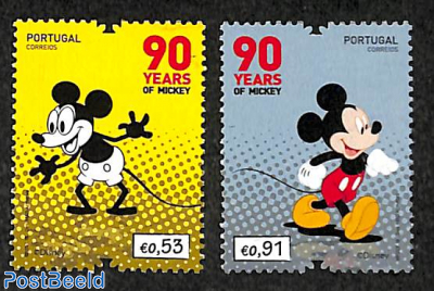 90 years Mickey Mouse 2v