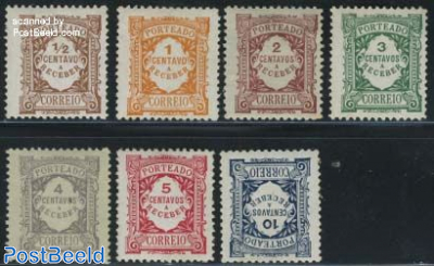 Postage due 7v, smooth paper