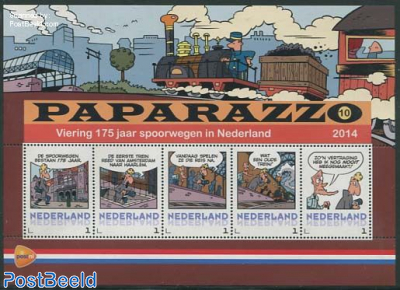 Paparazzo, 175 Years Railways 5v m/s