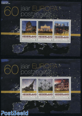 60 Years Europa stamps 2 s/s