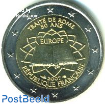 2 Euro, France, Treaty of Rome