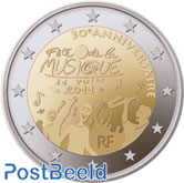 2 Euro, France, Fete de la musique