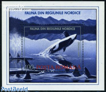 Northern region animals s/s (whale)