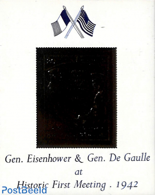 Eisenhower, de Gaulle s/s