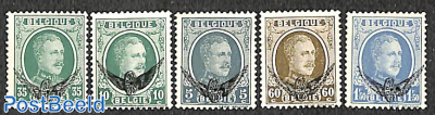 On service overprints 5v