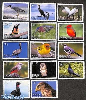 Definitives, birds 14v