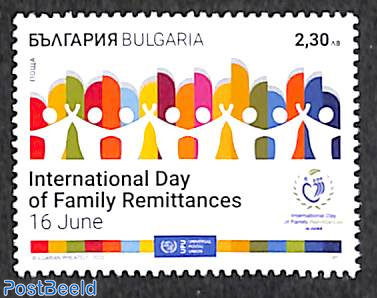 UPU, Int. day of Family Remittances 1v