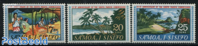 South pacific commission 3v