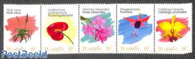 St. Eustatius, Flowers 4v