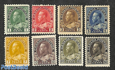 Definitives, George V 8v