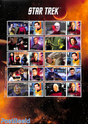 Star Trek sheet s-a