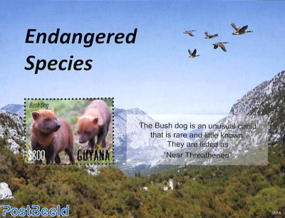 Endangered species s/s