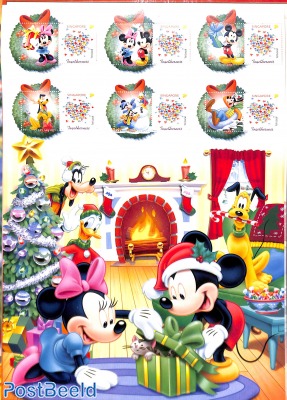 Mickey & Minnie personal sheet