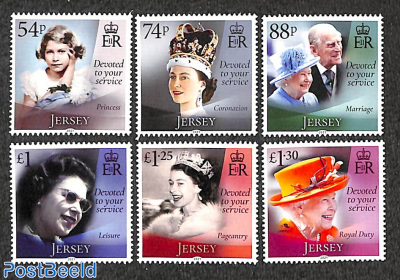 Queen Elizabeth II 95th birthday 6v