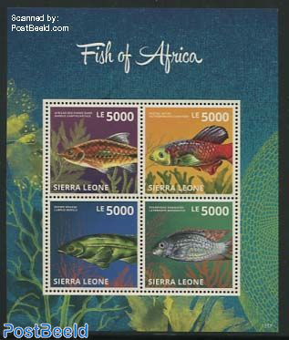 Fish of Africa 4v m/s