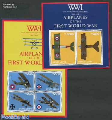 Airplanes of the First World War 2 s/s