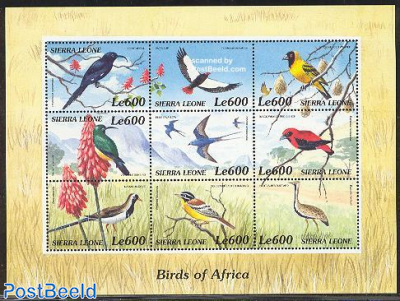 African birds 9v m/s
