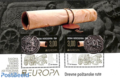 Europa, old postal roads s/s