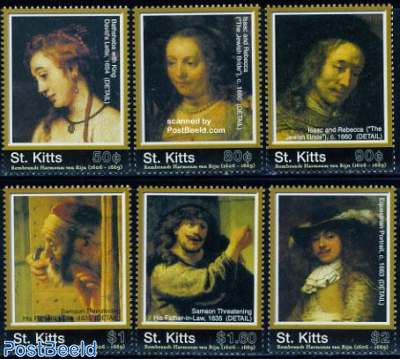 Rembrandt paintings 6v