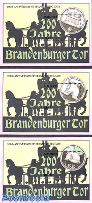 200 years Brandenburger Tor 3 s/s