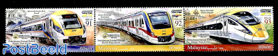 Electric railways 3v, Stamp Fair overprints