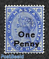 Overprint One Penny, 1v