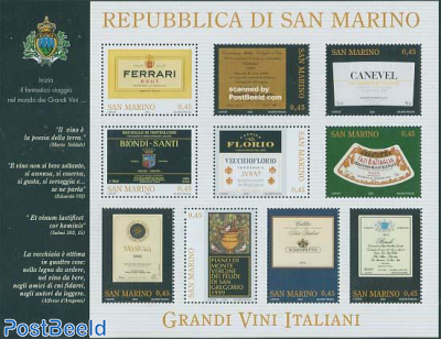 Italian wines 10v m/s