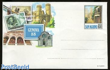 Envelope 650L, Genovan stamp exposition