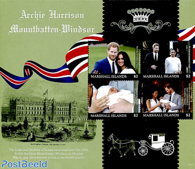 Archie Harrison Mountbatten-Windsor 4v m/s