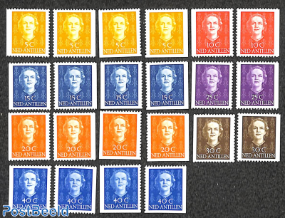 Definitives 22v from booklets (= all perforation varieties)
