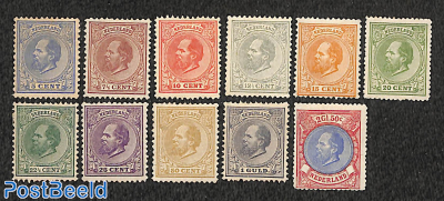 Willem III, 5c blue