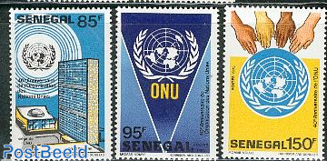 U.N.O. 40th anniversary 3v