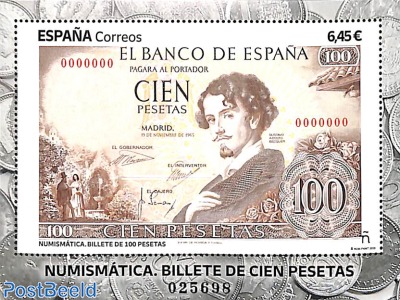 100 Pesetas banknote s/s