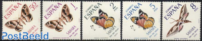 Stamp Day, butterflies 5v