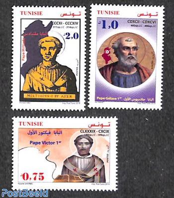 Three African popes 3v