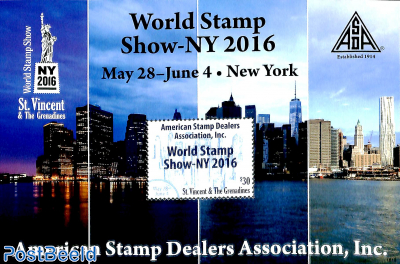 World stamp show New York s/s