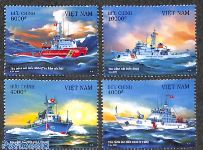 Coast Guard ships 4v